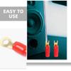 JECOMPRIS 6pairs Insulated Wire Terminals Crimp Connectors for Automotive Use Secure Speaker Wire Connector Kit Easy Installation and Sturdy Construction and Options view 4