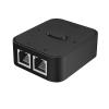 DirectNine Basics 1000Mbps Ethernet Internet Adapter 2 Port LAN Hub Portable Mini for Desktop, 50x60x25mm view 1