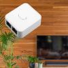DirectNine Basics 1000Mbps Ethernet Internet Adapter 2 Port LAN Hub Portable Mini for Desktop, 50x60x25mm view 3