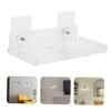 Mikikit 2sets Security Camera Wall Shelf Floating Wall Mount Floating Shelf Easy Install No Drilling Bracket view 4
