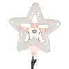 20 Inch Star Shaped Fill Light, 3000-5500K LED Video Light with 1/4 Screw, Dimmable Desktop Lamp Ringlight Photography Lighting for Phone view 1