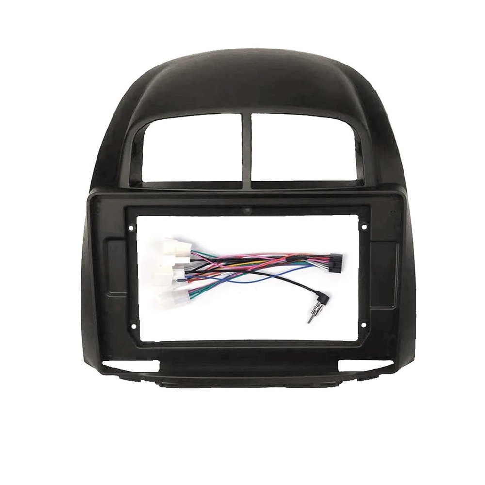 Automotive Interior Multimedia Panel 10.1 Inch Proton Myvi Fit For Toyota Fit For Daihatsu Sirion 2006-2011 Car Radio Stereo Dashboard Panel Frame 2 DVD Trim Fashionable And Aesthetically Pleasing(Fra