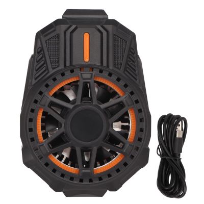 Yosoo Health Gear Phone Cooling Fan Mobile Phone Semiconductor Phone Cooler, Gaming Phone Radiator Cooling Fan with Clip, USB Type C Mobile Phone Radiator Heatsink for 2.6-3.5in Width Phone