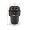 ZGYDNM Microscope Kit WF20X 12mm Hight Eyepiont Eyepiece Lens for Stereo Microscope with Mounting Size 30mm and Reading Scale Reticle Ruler 0.1mm Microscope Lens Adapters view 3