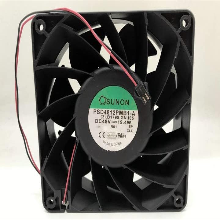 AJSWISH PSD4812PMB1-A DC48V 19.4W 12CM Inverter Cooling Fan for PSD4812PMB1-A DC Fan