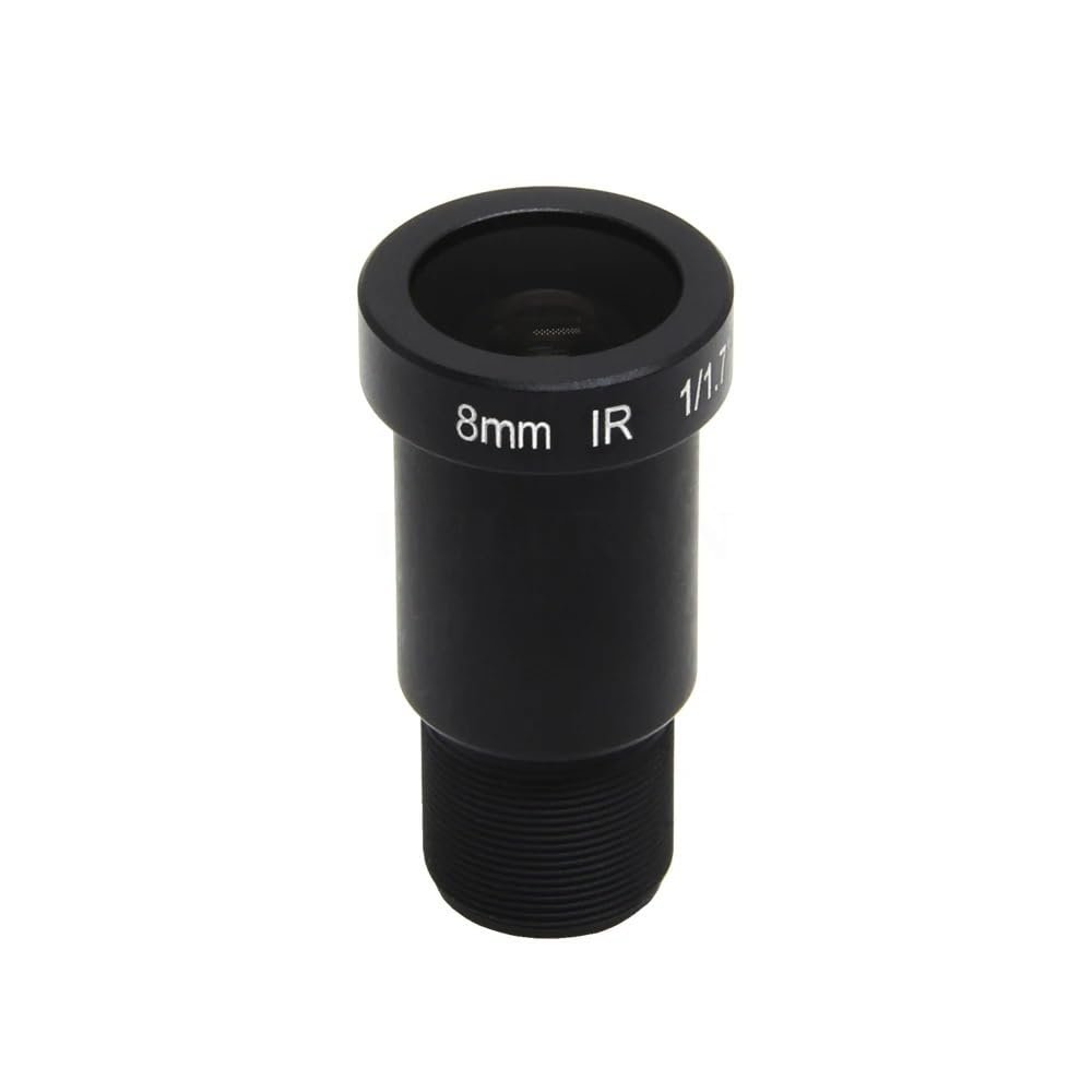 MINZIHAO 4K Lens 12 megapixel M12 1/1.7 ""8mm Long Distance Viewing Angle for Action Cameras, Black, MINZIHAO6666