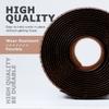 2 Pcs Brown Floor Cord Cover for Office Carpet Wire Cover Under Desk Cable Grip Strip Management Hold Cords in Place for Power Cords Audio Cables Coaxial Cable (3.9 Wh X 10L) view 2