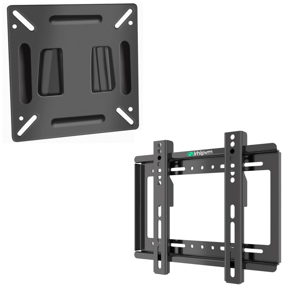Alrhipvm TV Wall Mount Brackets Low Profile Fixed for 14-43 Inch LED, LCD TVs Flat Screen Up to 55lbs, Monitor Wall Mount RV TV Mount for 14-27 LED LCD Flat Screens