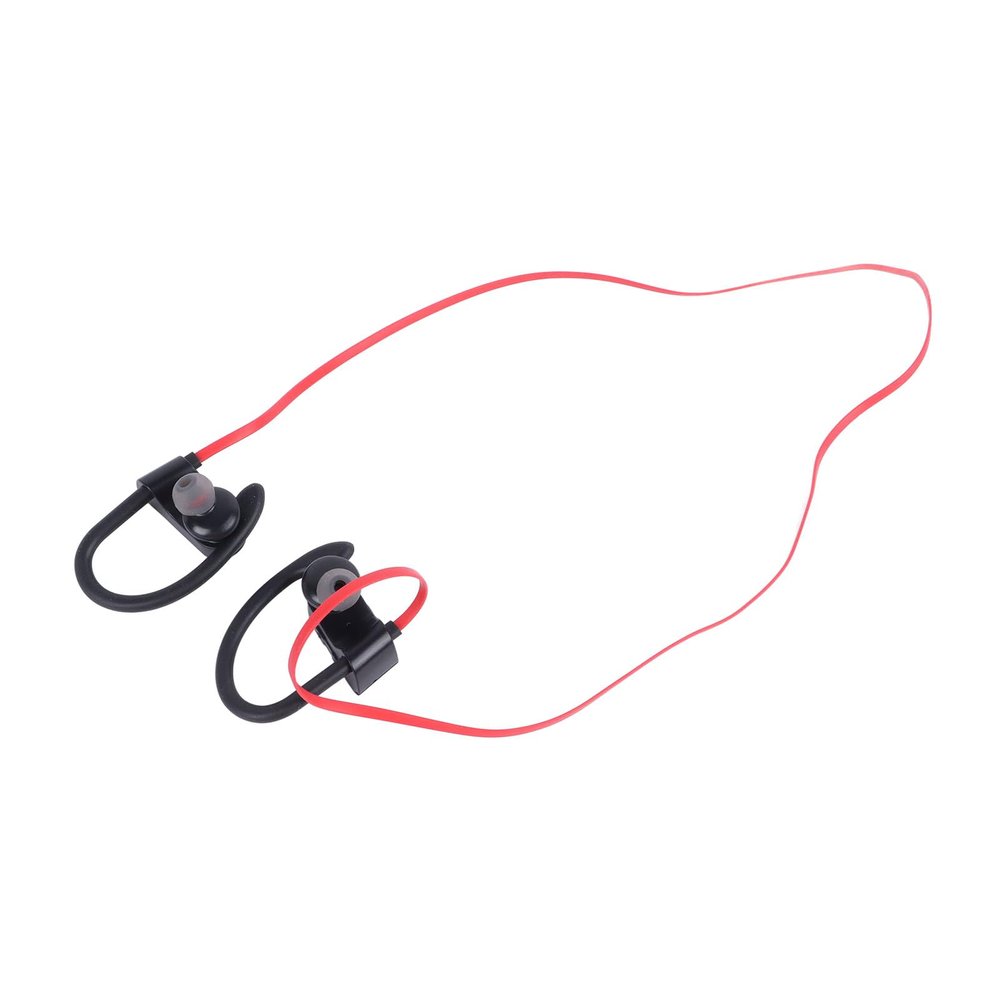 5.0 Sports Headphones, Stereo Sound, Noise Cancelling, Long Battery Life, Compatible with Cell Phones, Tablets, and Other Devices (Red)