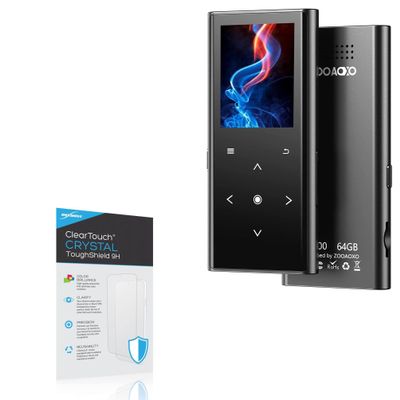 BoxWave Screen Protector Compatible with ZOOAOXO M600 MP3 Player - ClearTouch Crystal ToughShield 9H (2-Pack), Clear 9H Tough Flexible Film Screen Protector