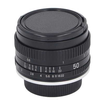 50mm F1.7 Full Frame Large Aperture Manual Focus Lens,Compatible with Standard 42MM Thread Mount Cameras with Storage Bag