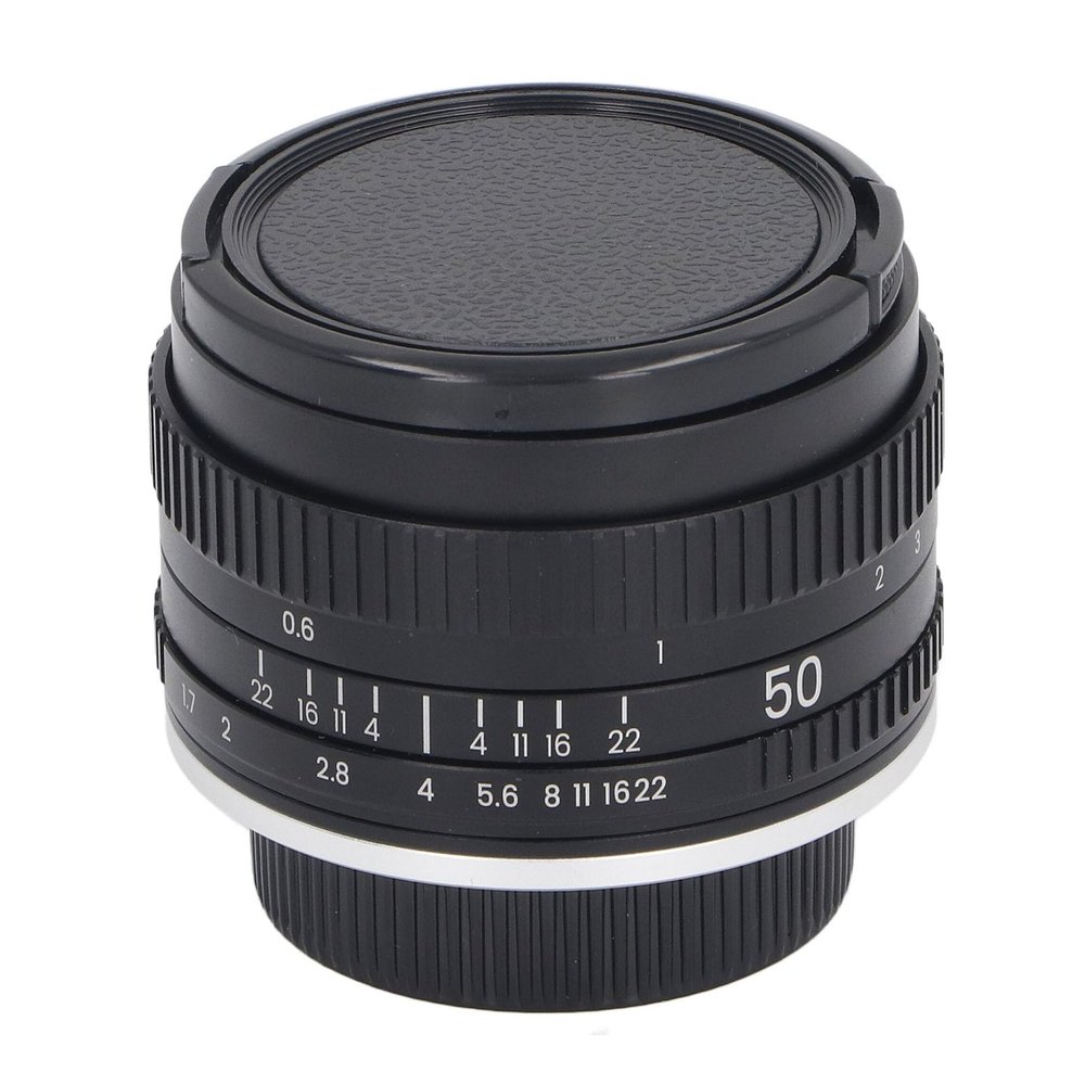 50mm F1.7 Full Frame Large Aperture Manual Focus Lens,Compatible with Standard 42MM Thread Mount Cameras with Storage Bag