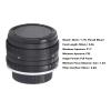 50mm F1.7 Full Frame Large Aperture Manual Focus Lens,Compatible with Standard 42MM Thread Mount Cameras with Storage Bag view 4