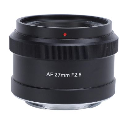 27mm F2.8 Auto Focus Lens APS C Camera Lens,F2.8 to F16 Large Aperture,Support Face Eye Recognition Compatible with E Mount Cameras FS5 FS7 FS7M2 FS5M2K A3000 A5000 A6000