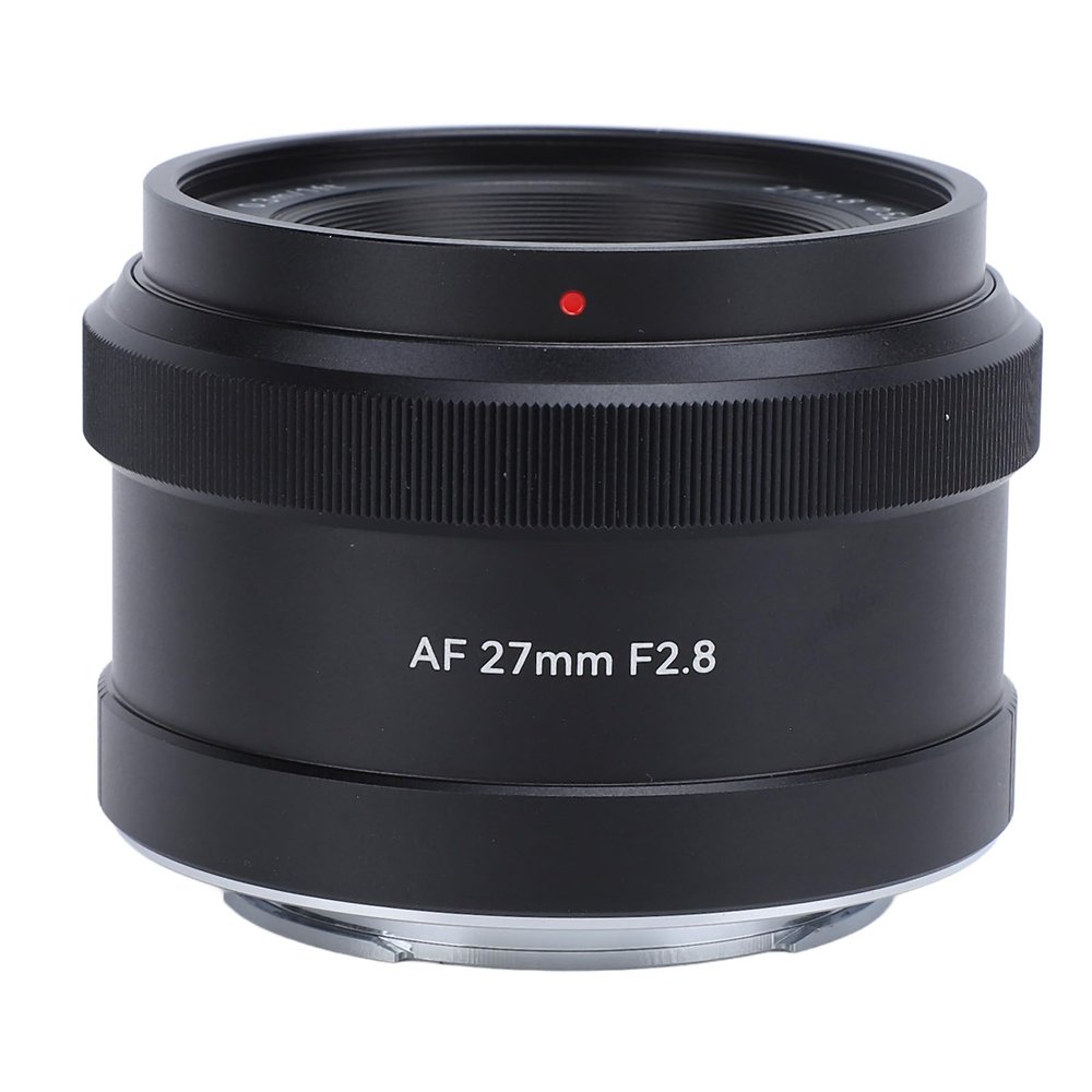 27mm F2.8 Auto Focus Lens APS C Camera Lens,F2.8 to F16 Large Aperture,Support Face Eye Recognition Compatible with E Mount Cameras FS5 FS7 FS7M2 FS5M2K A3000 A5000 A6000