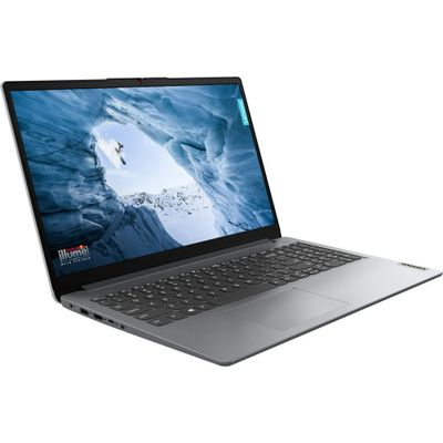 Lenovo Ideapad 1i Laptop, 15.6" FHD Touchscreen, Core i3-1215U, 8GB RAM, 256GB SSD, Iris Xe Graphics - Cloud Gray + Cleaning Cloth