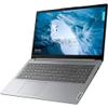 Lenovo Ideapad 1i Laptop, 15.6" FHD Touchscreen, Core i3-1215U, 8GB RAM, 256GB SSD, Iris Xe Graphics - Cloud Gray + Cleaning Cloth view 2
