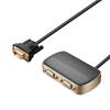 Btgghytr Cable Splitter 1 in 2 Out 1080P Adapter Cable Male to Female 1 to 2 Way Support Two in Two Out view 1