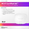 HPE Networking Instant On Access Point AP32 2x2 WiFi 6E Indoor Wireless Access Point (3 Pack) | Secure, Tri-Band, Future Ready | Power Source Not Included | US Model (S1T22A-3PACK) view 4