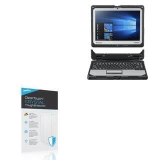 BoxWave Screen Protector Compatible with Panasonic Toughbook 33 (CF-33) - ClearTouch Crystal ToughShield 9H (2-Pack), Clear 9H Tough Flexible Film Screen Protector