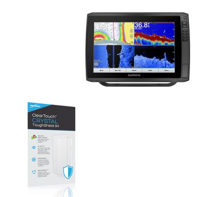 BoxWave Screen Protector Compatible with Garmin echoMAP Ultra 126sv - ClearTouch Crystal ToughShield 9H (2-Pack), Clear 9H Tough Flexible Film Screen Protector