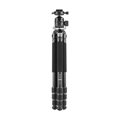 Heavy Duty Lightweight Tripods by foldio foldable studio, Portable Cell Phone & Camera Tripods with Phone Holder, for iPhone, Android, Tripod for Photo Video Shooting (Heavy Duty Tripod - Carbon)