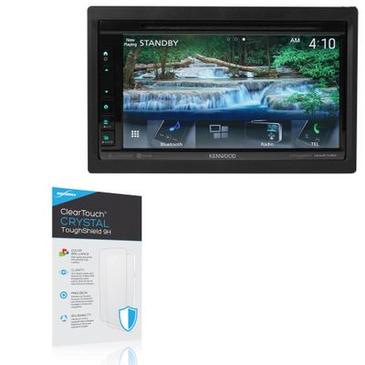 BoxWave Screen Protector Compatible with Kenwood DDX6706S - ClearTouch Crystal ToughShield 9H (2-Pack), Clear 9H Tough Flexible Film Screen Protector