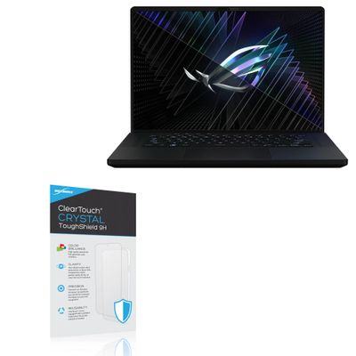 BoxWave Screen Protector Compatible with ASUS ROG Zephyrus M16 (2023) GU604 - ClearTouch Crystal ToughShield 9H (2-Pack), Clear 9H Tough Flexible Film Screen Protector