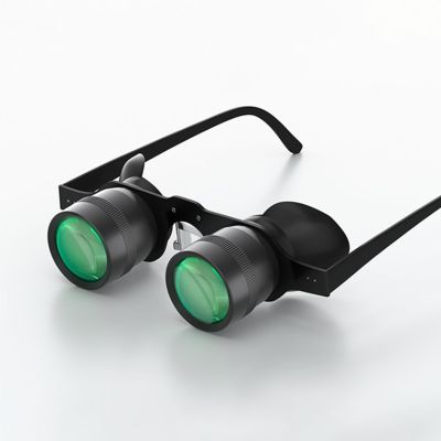 10X Binocular Glasses Hands, Fishing Magnifying Glasses with 3 Color Filters, Outdoor Fishing Binoculars Telescope for Outdoor Bird Watching Sightseeing Concerts