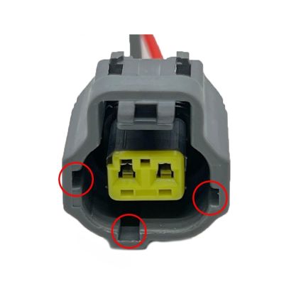 DLAHPJPT Automotive Electrical connectors 2 Pin Car Coolant Temperature Sen/;SOR pl;/UG Wire Harness 1JZ-GTE 2JZ-GTE Miata IAC Connector Fit Compatible 178390-1 178390-2 178390-3(2Pin Gery A,1 Pc)