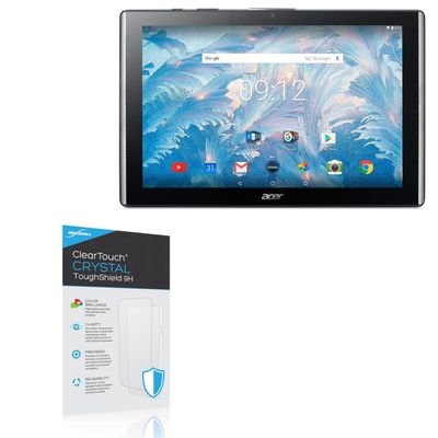 BoxWave Screen Protector Compatible with Acer Iconia One 10 B3-A40 - ClearTouch Crystal ToughShield 9H (2-Pack), Clear 9H Tough Flexible Film Screen Protector