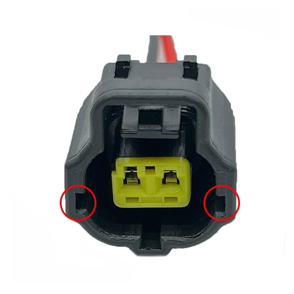 DLAHPJPT Automotive Electrical connectors 2 Pin Car Coolant Temperature Sen/;SOR pl;/UG Wire Harness 1JZ-GTE 2JZ-GTE Miata IAC Connector Fit Compatible 178390-1 178390-2 178390-3(2Pin Black,5 Pcs)
