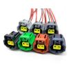 DLAHPJPT Automotive Electrical connectors 2 Pin Car Coolant Temperature Sen/;SOR pl;/UG Wire Harness 1JZ-GTE 2JZ-GTE Miata IAC Connector Fit Compatible 178390-1 178390-2 178390-3(2Pin Black,5 Pcs) view 3