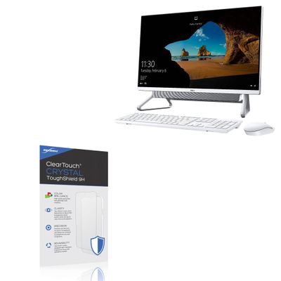 BoxWave Screen Protector Compatible with Dell Inspiron 27 7000 All-in-One (7700) - ClearTouch Crystal ToughShield 9H (2-Pack), Clear 9H Tough Flexible Film Screen Protector