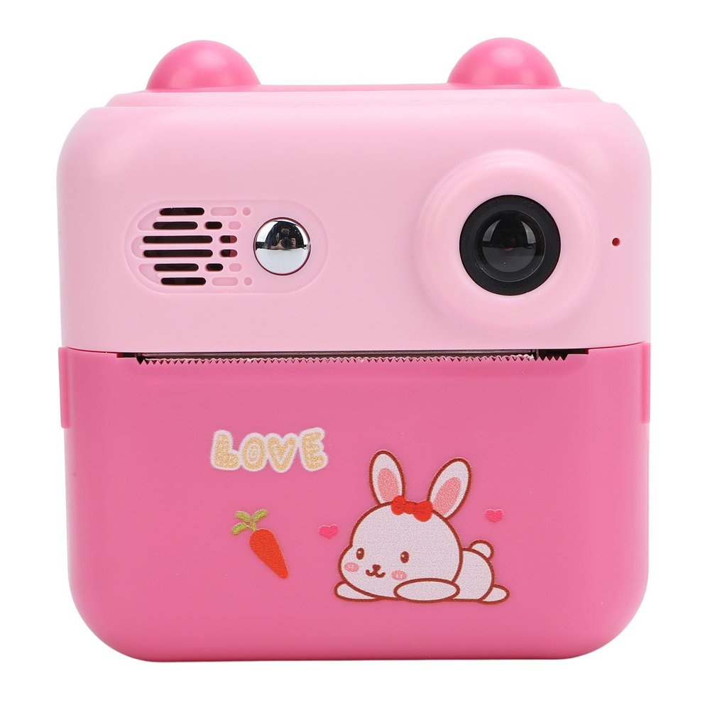 Instant Camera, 50MP 1080P 16x Digital Zoom Digital Video Cameras, 2.4 Inch HD Eye Caring Screen 1000mAh Instant Print Camera for Travel, Christmas Birthday Gifts ()
