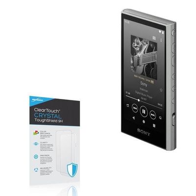 BoxWave Screen Protector Compatible with Sony Walkman (NW-A306) - ClearTouch Crystal ToughShield 9H (2-Pack), Clear 9H Tough Flexible Film Screen Protector