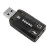 Btgghytr USB to 3.5mm Adapter USB 2.0 to Aux Mic Headphone External 3D Sound Card HFR8103 Chip for PC view 4