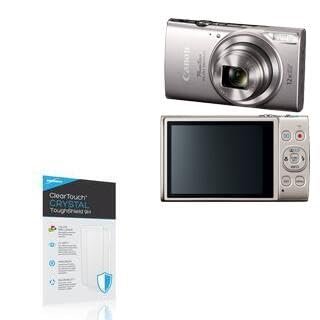 BoxWave Screen Protector Compatible with Canon PowerShot ELPH 360 HS - ClearTouch Crystal ToughShield 9H (2-Pack), Clear 9H Tough Flexible Film Screen Protector