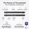 Plugable Thunderbolt 4 Dock for Quad Monitors 100W, Thunderbolt Docking Station Connects up to Four 4K Monitors for Windows and Mac Laptops, 2x HDMI, 4x Thunderbolt 4/USB C, Driver Required TBT-6950PD view 2