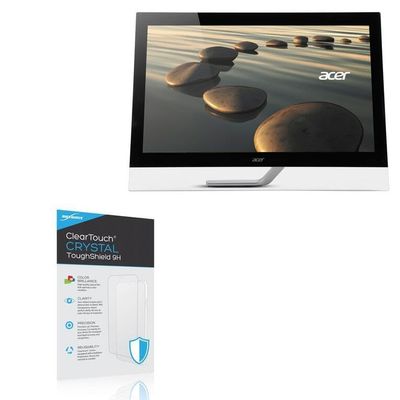 BoxWave Screen Protector Compatible with Acer T232HL (23 in) - ClearTouch Crystal ToughShield 9H (2-Pack), Clear 9H Tough Flexible Film Screen Protector
