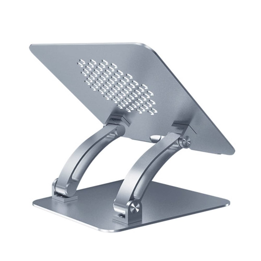 JzcsdkSIL Ergonomic Adjustable Computer Stand Lightweight Aluminum Laptop Holder for W/Heat-Vent to Elevate Laptop 11-17.3in, grey