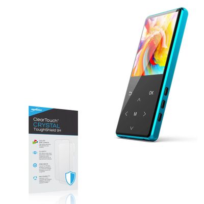 BoxWave Screen Protector Compatible with Safuciiv MP3 Player (2.4 in) - ClearTouch Crystal ToughShield 9H (2-Pack), Clear 9H Tough Flexible Film Screen Protector