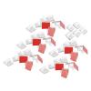 aqxreight Cable Clip Management Adhesive Organizer Automobile Line 5mm Wide White 50PCS Set Maximum, aqxreightuqd4bz92co view 3