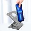 JzcsdkSIL Foldable Laptop Stand Cooling Holder Phone Pad Aluminum Foldable for Pad Tablets, Silver view 2