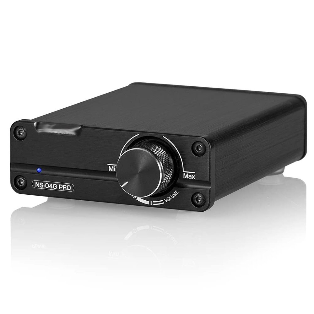 WEIWO Mini Digital Power Amplifier HiFi Stereo 2.0 Channel Class D Home Desktop Audio Amp 100W+100W
