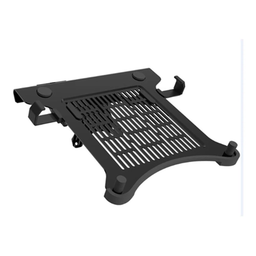 AVXANKTG FP-2 10"-17" Laptop Tray to VESA 75x75 100x100 Monitor Mount Cooling Holes 5-21mm Thick Laptop Clip Bracket