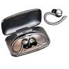 Bitstik Sports Wireless Headphones Bluetooth Earbuds LED Power Display Charging Case Stereo Bass Headset with Earhook Over-Ear Earphones for Workout Driving Walking Running (Black) view 1