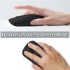 SHUNJINRUN Wireless Mouse for Chromebook, Laptop, PC, MacBook, Slim Portable Optical Computer Mouse with USB Mini Receiver, Quiet Click, 2400 DPI, 2.4GHz Cordless Silent Travel Mobile mice - Black view 4
