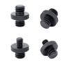 4PCS Camera Tripod Thread Adapter Screw, 3/8'' Male to 3/8'' Male 1/4'' Male Threaded Tripod Screw Adapter, Double Head Mounting Thread Converter for Tripod Stand Photography Camera Accessories view 1