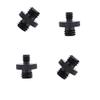 4PCS Camera Tripod Thread Adapter Screw, 3/8'' Male to 3/8'' Male 1/4'' Male Threaded Tripod Screw Adapter, Double Head Mounting Thread Converter for Tripod Stand Photography Camera Accessories view 3